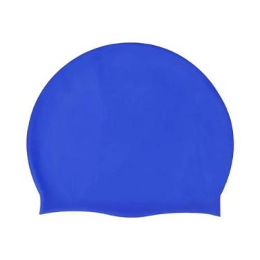 Imagem de Touca De Natação Unissex Adulto Em Silicone Impermeável Antiderrapante