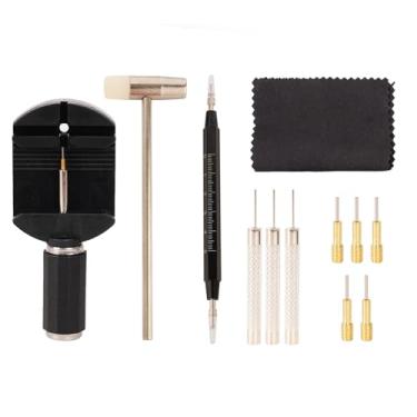 Imagem de Griscrad Kit de ferramentas de remoção de elos de relógio, para destacamento de pulseira de relógio e ajuste de tamanho de pulseira