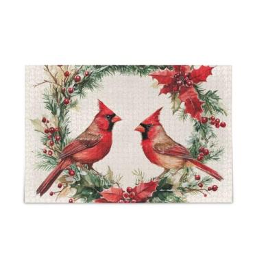 Imagem de WELLDAY Quebra-cabeça pássaros de Natal 1000 peças grande jogo de arte para adultos adolescentes