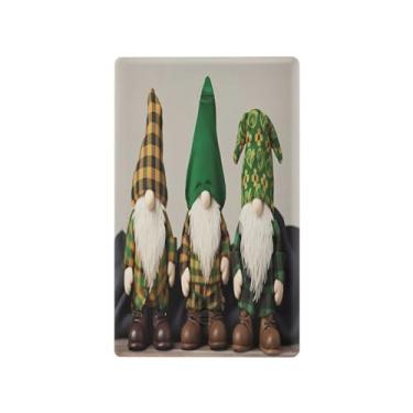 Imagem de Wassud Placa de cobertura para interruptor de luz Cool Gnomos, 1 placa de tomada em branco decorativa para decoração de casa, sala de estar e quarto