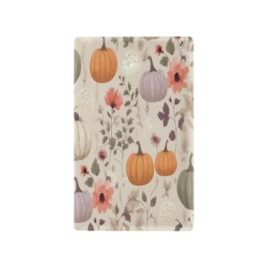 Imagem de Wassud Placa de cobertura de interruptor de luz padrão de abóboras de outono, capas de tomadas duplex, placa de parede, decoração de casa, sala de estar, quarto, decoração