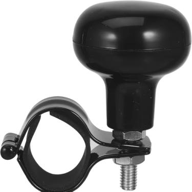 Imagem de Manípulo de volante giratório trator de rotação de 360 graus adequado para carros, UTV, ATV, caminhões, tratores, barcos, carrinhos de golfe (preto)