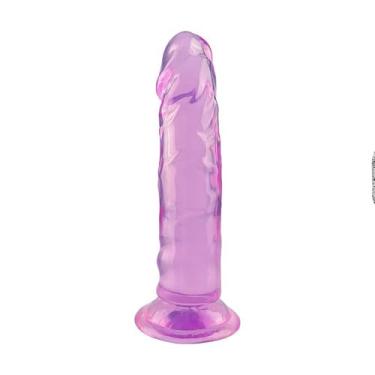 Imagem de Pênis Realístico em TPE, 13cm de Comprimento, 2,5cm de Espessura, Textura de Veias, para Uso Anal ou Vaginal