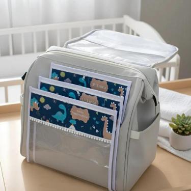 Imagem de Kit 5 Peças Saquinho Organizador Maternidade De Bebe Menino - Miguel B