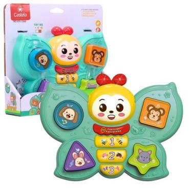 Imagem de Brinquedo Educativo Musical Borboleta Divertida - Castela - Castela Br