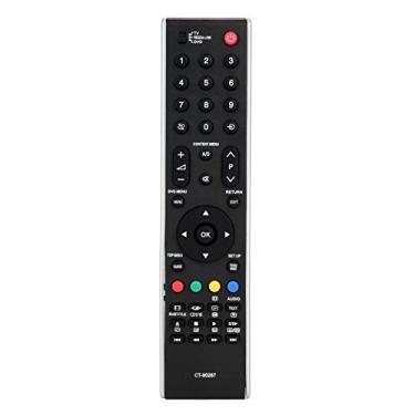 Imagem de Generic CT-90287A TV Controle Remoto Fácil Operação Baixo Consumo de Energia para Uso Doméstico Botões Grandes