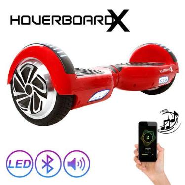 Imagem de Hoverboard Bluetooth 6,5" Polegadas Vermelho HoverboardX
