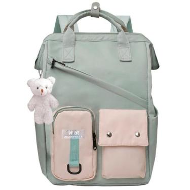 Imagem de Mochila Juvenil Feminina Moderna Faculdade Cursinho Escola Dia a Dia C