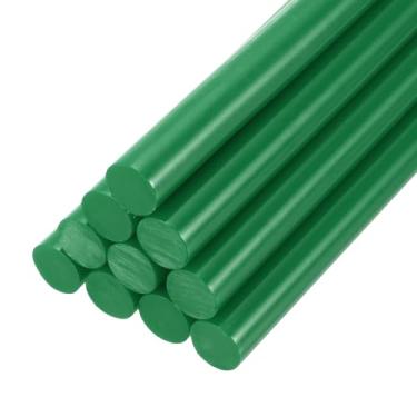 Imagem de PATIKIL Bastões de cola quente para pistola de cola, 10 peças de bastões de cola adesivos coloridos de derretimento a quente a granel para projetos faça você mesmo, decoração de arte de artesanato