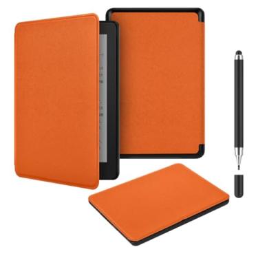 Imagem de Akacy Capa de TPU leve de textura cruzada para Kindle Paperwhite 6.0 (Geração 2022/2024, números de modelo C2V2L3 e RS23CV), com despertar/hibernar automático (1)