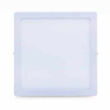 Imagem de Plafon Led Sobrepor 6w Quadrado 6500k Branco Frio Bivolt -unidade