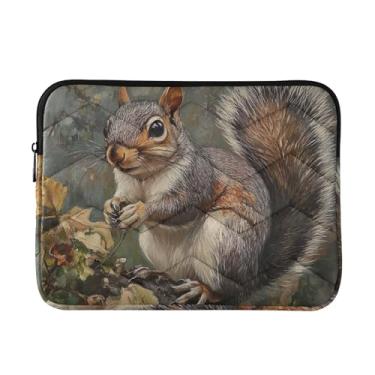 Imagem de Capa protetora para laptop, pasta, capa de transporte, linda estampa de esquilo, outono, à prova de choque, capa protetora para notebook