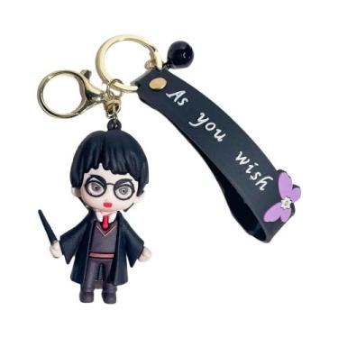 Imagem de Chaveiro De Harry Potter, Hermione E Ron, Estilo Cartoon Q, Pingente D