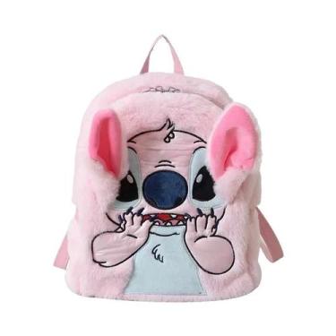 Imagem de Mochila De Pelúcia Unissex Disney Stitch Para Crianças, Presente Fofo 