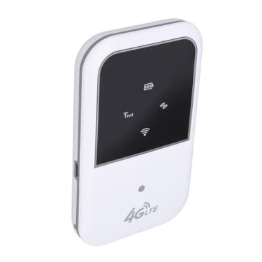 Imagem de Zhjvihx Hotspot Móvel 4G LTE, Roteador WiFi Portátil Com Slot para Cartão SIM para Viagens Globais, Roteadores de Computador Suportam 10 Dispositivos Bateria de 2400mAh 150Mbps para