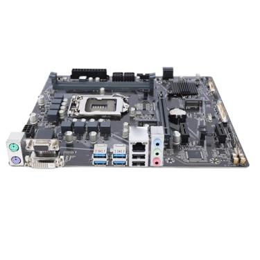 Imagem de GOWENIC Placa-mãe do Computador, Placa-mãe Micro ATX de Canal Duplo LGA 1200 DDR4 Com 4 USB 3.2 Gen 1, 2 USB .0, RJ45, 6 + Estágios