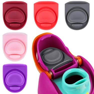 Imagem de ZONBBEE Tampa de substituição de vedação de borracha compatível com tampa de bico Owala Freesip16/19/24/32/1,134 g, 5 peças de junta de garrafa de água, tampa de silicone, inserção de tampa