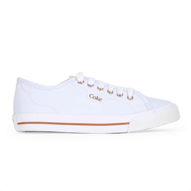 Imagem de Tênis Coca Cola Chandler Town Branco Azulado e Cobre - Feminino-Feminino