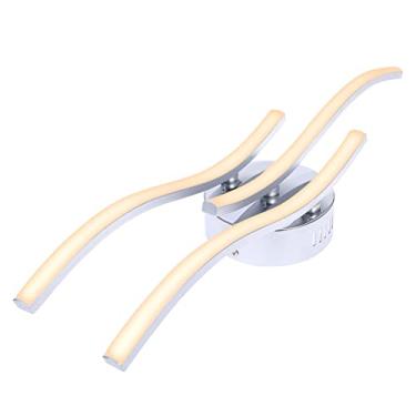 Imagem de Luz de teto LED com 3 ramos modernos Forma criativa ramo Lâmpada alumínio alta eficiência energética para decoração quarto sala estar hotel e hall