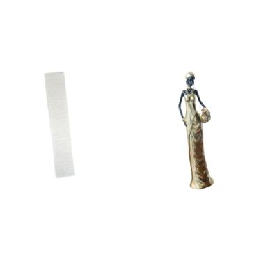 Imagem de Whtkoph Abajur para Sala de Estar com Escultura de Tribal Africana, Ornamento de Mesa, Estatueta Vintage para Quarto, Escrivaninha, Armário, Decoração.