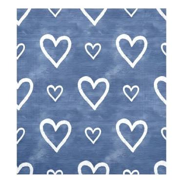 Imagem de Blueangle Capa magnética para lava-louças corações brancos dos namorados, decoração da capa da máquina de lavar louça, adesivos de eletrodomésticos, adesivos de eletrodomésticos, 58 cm C x 66 cm