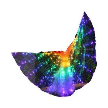 Imagem de Fantasia De Luz LED De Borboleta Com Asas Brilhantes Para Dança Em Apr