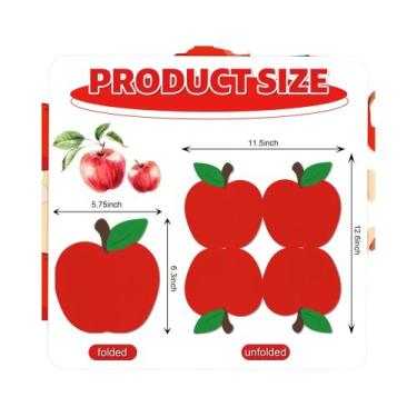 Imagem de Guardanapos Descartáveis Em Forma De Maçã Vermelha Para Casamentos, An