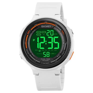 Imagem de Skmei Relógio De Pulso Prova Digital D`água Esportivo 1841 Branco