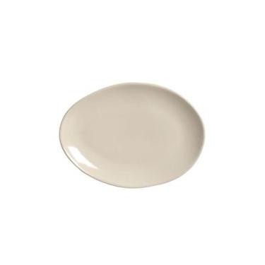 Imagem de Conjunto com 6 Pratos de Sobremesa Oval Orgânico Clay 22,5x16,5x2,5cm