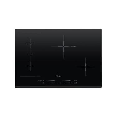 Imagem de Cooktop por Indução Freezone Even Pro Midea em Vitrocerâmico com 04 Bocas, 09 Níveis de Potência Preto - CFBX42