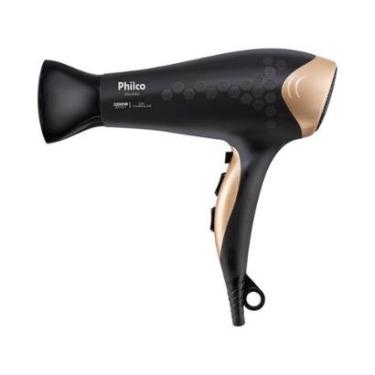 Imagem de Secador de Cabelo Philco Íons Tourmaline Preto 2200W 2 Velocidades PSC2450-Feminino