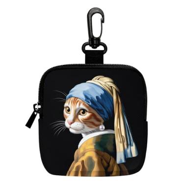 Imagem de Porta-chaves mini porta-moedas, bolsa multifuncional para chaves, moedas, fone de ouvido, batom 3, LCS multicolorido 28797, Tendência