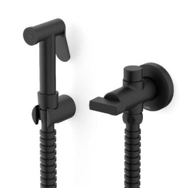 Imagem de Ducha Higienica Com Derivacao Flow Preto Matte - Celite