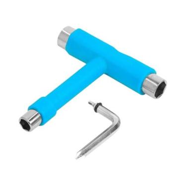 Imagem de Chave Allen Em Forma De T Preta Para Skateboards, Longboards E Patins,