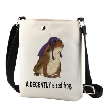 Imagem de TSOTMO Uma bolsa transversal de sapo de tamanho decente, boticário, sapo, presente para amantes de desenho animado para fãs de anime, Tamanho Sapo Xk, Tendência