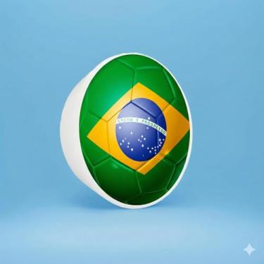 Imagem de Luminária de Parede Bola do Brasil – Arandela Decorativa para Bar e Área de Lazer Bivolt