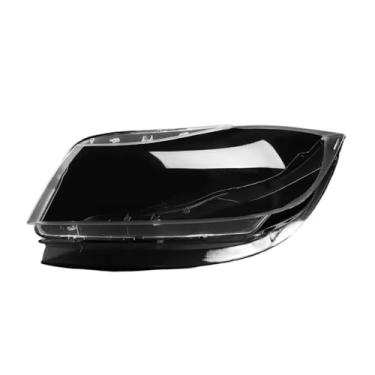 Imagem de Tampa da lente do farol dianteiro esquerdo e direito, compatível com bmw 3 séries e90 e91 2006-2012, facelift, transparente, cobertura da lâmpada(Left)