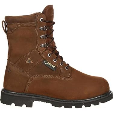 Imagem de ROCKY Bota de trabalho Ranger Steel Toe GORE-TEX® impermeável com isolamento 600G, Marrom, 13 Wide