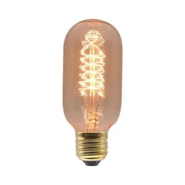 Imagem de Lâmpada Vintage Edison E27 40W 220V 110V Lâmpada Incandescente De Fila