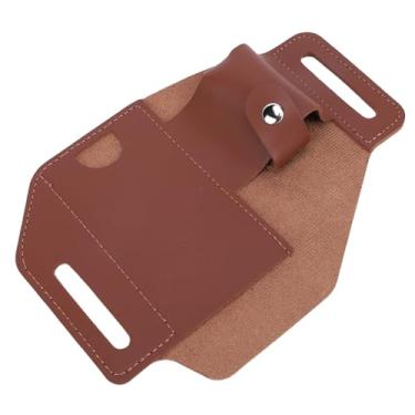 Imagem de Fabater Coldre Multiferramenta de Couro PU Bolsa Conveniente para Cinto para Ferramentas de Fácil Acesso, Lanterna | Suporte Utilitário Versátil | Acessório Atraente para o Dia a Dia (Castanho Escuro)