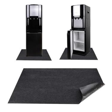 Imagem de NICENEEDED Tapete refrigerador de água 89 cm x 68,5 cm, tapete antiderrapante para protetor de piso, tapete dispensador de água usado para quartos e cozinhas e barras
