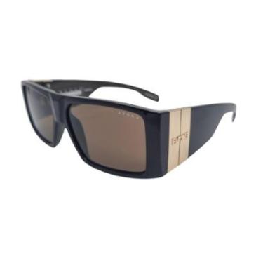 Imagem de Óculos Solar Evoke New Bomber Bra12  Brilho Lente Marrom-Masculino