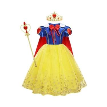 Imagem de Vestido De Princesa Branca De Neve Para Meninas, Fantasia De Cosplay I