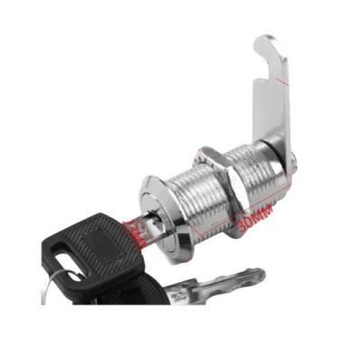 Imagem de Fechaduras Para Gavetas De Mesa De Escritório Com 2 Chaves, Fechadura 