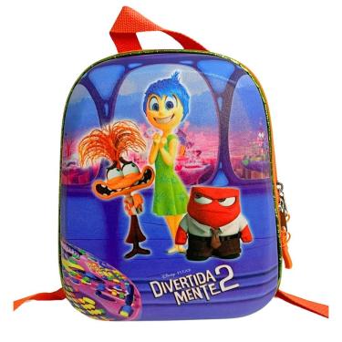 Imagem de Lancheira Escolar Disney Divertidamente 2 Diplomata (kit) Roxo