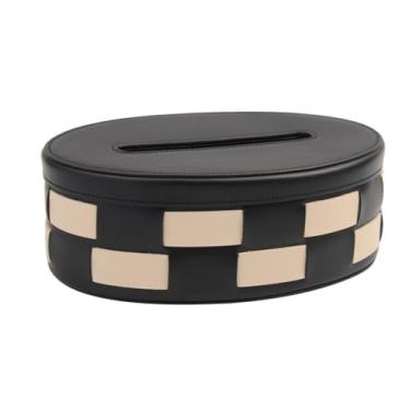 Imagem de Porta-toalhas de papel com design de estilo retrô, caixa de lenços criativa, caixa de armazenamento de guardanapos, sala de estar, mesa, caixa de lenços