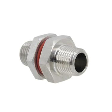 Imagem de Chaleira/barril de fabricação caseira peça de retrofit anteparo sem solda 1/5.1 cm NPT 304 aço inoxidável design de corpo de uma peça 21 mm orifício necessário acessórios de fabricação (D)