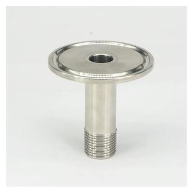 Imagem de 3/20.3 cm macho x virola O/D 50,5 mm Tri Clamp 3.8 cm 304 conector de encaixe de tubo de aço inoxidável para fermentação caseira WWECCQIJ