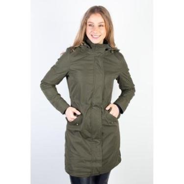 Imagem de Parka feminina impermeável com capuz removível 84176-Feminino