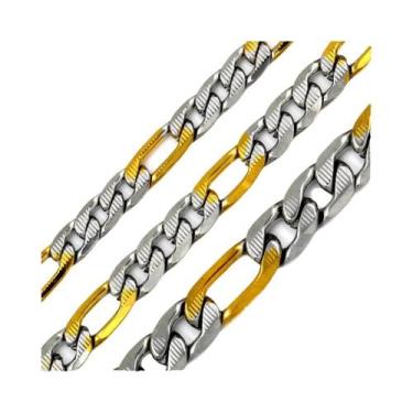 Imagem de Colar De Corrente Cubana Banhado a Ouro Para Homens E Mulheres, Cor Pr